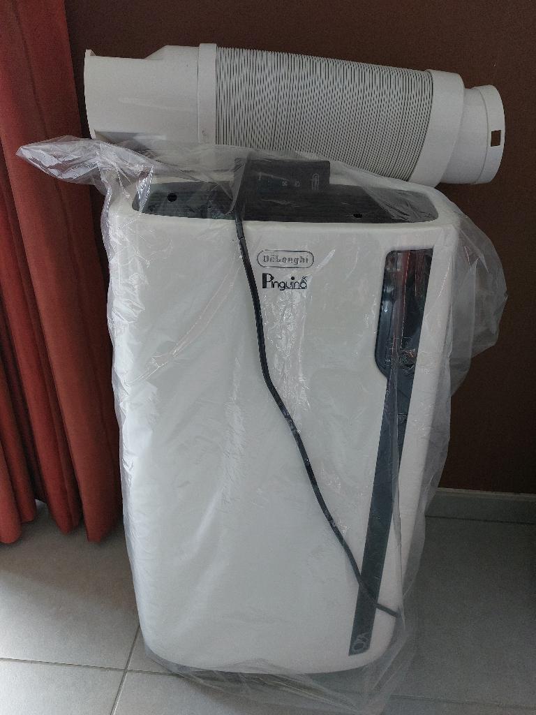 Climatiseur mobile De'Longhi Pinguino PAC EL92 Silent, 60 à 100 m³, Refroidissement et Déshumidification, Comme neuf, Enlèvement