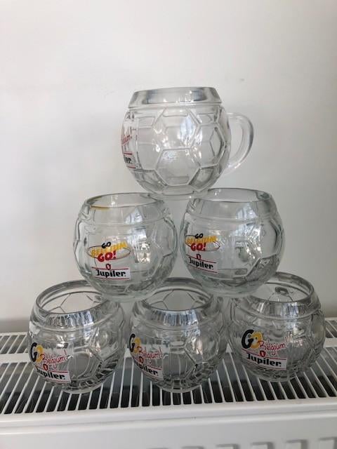 6 Bierglazen = €3, Ophalen of Verzenden