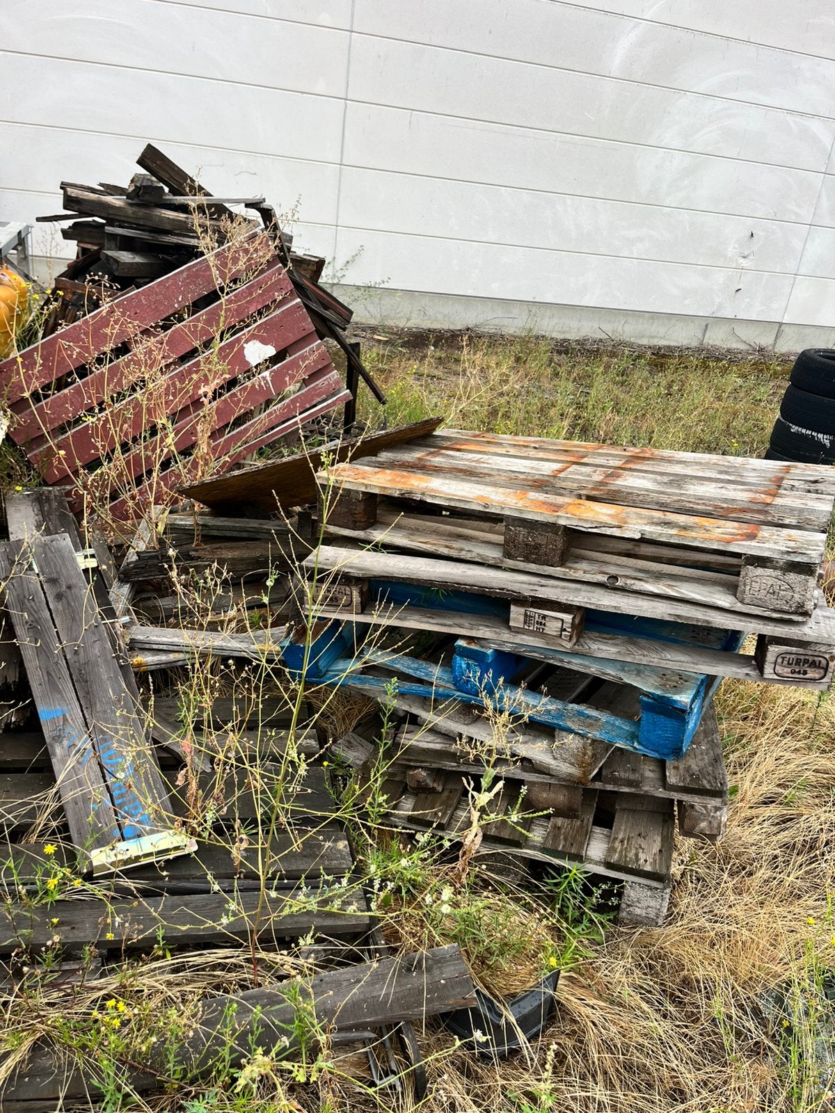 Gratis hout, Ophalen