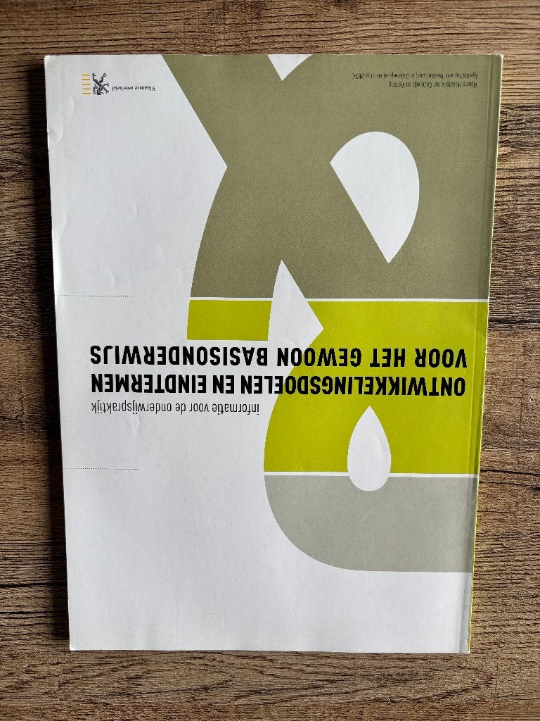 Eindtermen basisonderwijs boek Vlaanderen, Ophalen of Verzenden
