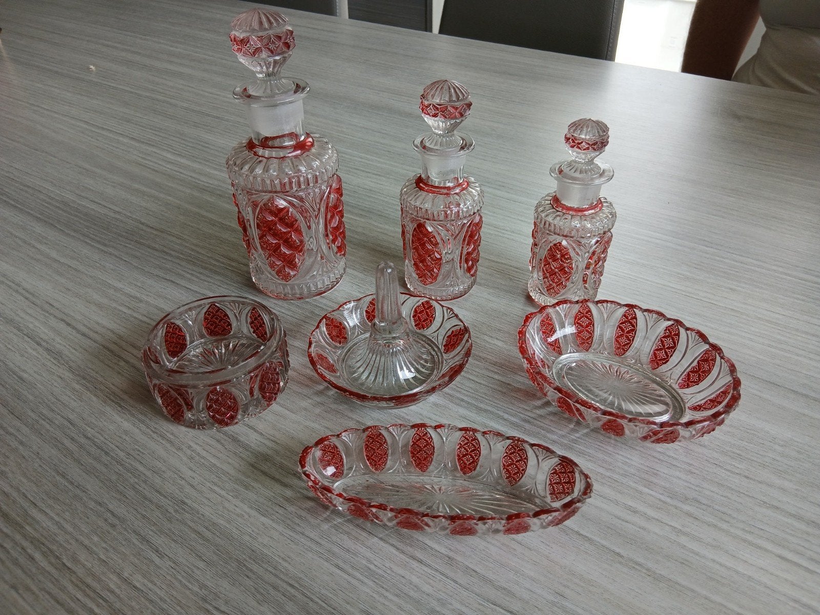 Set kristal, Ophalen