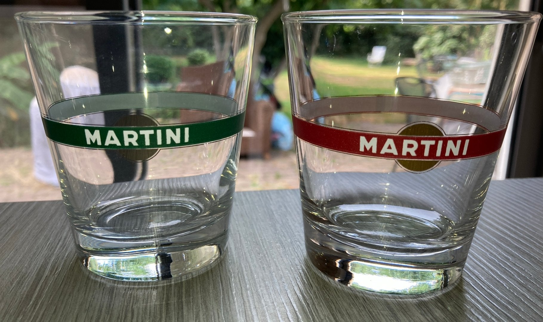 Set van 4 vintage Martiniglazen, Verzamelen, Ophalen of Verzenden, Zo goed als nieuw