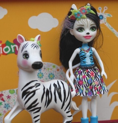 Enchantimals Zelena Zebra & Hoofette, Kinderen en Baby's, Ophalen of Verzenden, Zo goed als nieuw, Overige typen