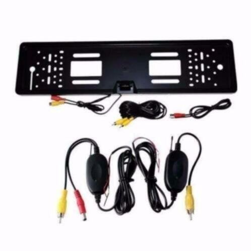 Kenteken plaathouder met kleuren camera draadloos KJO29, Auto diversen, Auto-accessoires, Ophalen of Verzenden, Nieuw