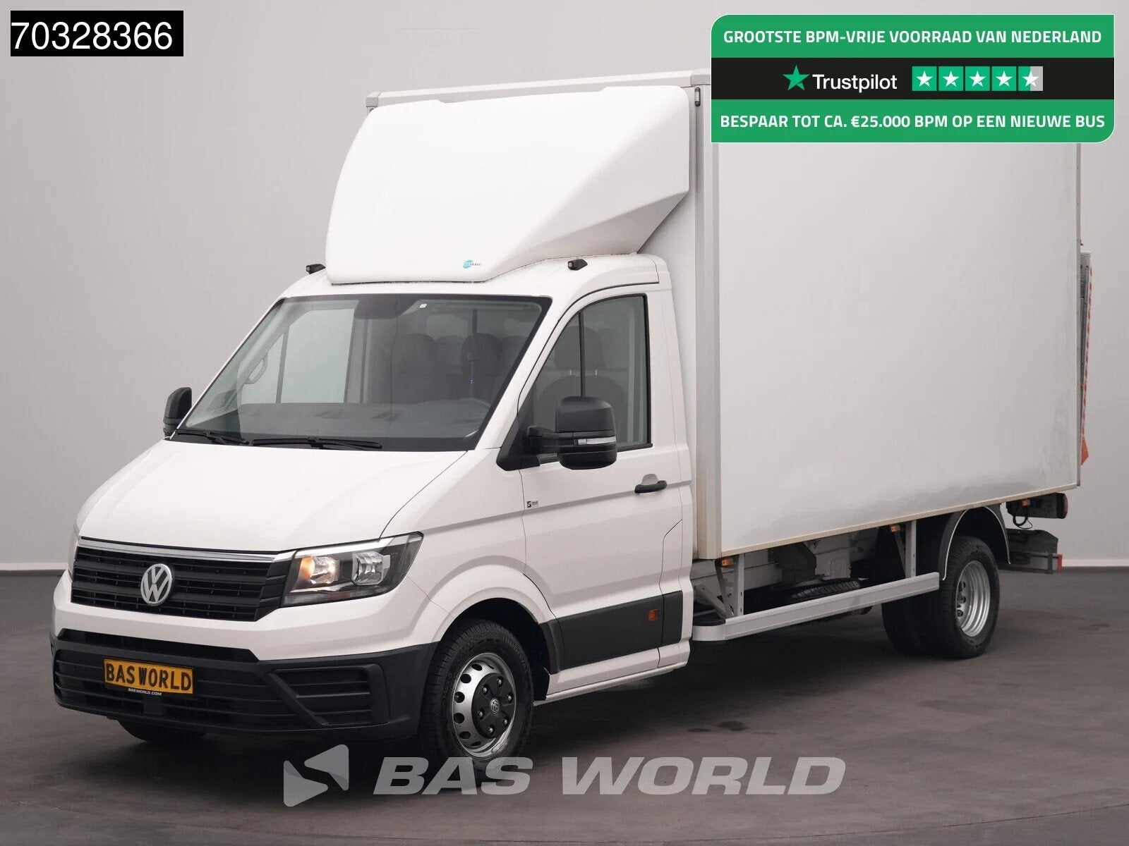 Volkswagen Crafter 177pk Laadklep Zijdeur Bakwagen Airco Cru, Auto's, Bestelwagens en Lichte vracht, Stof, Gebruikt, Euro 6, 4 cilinders