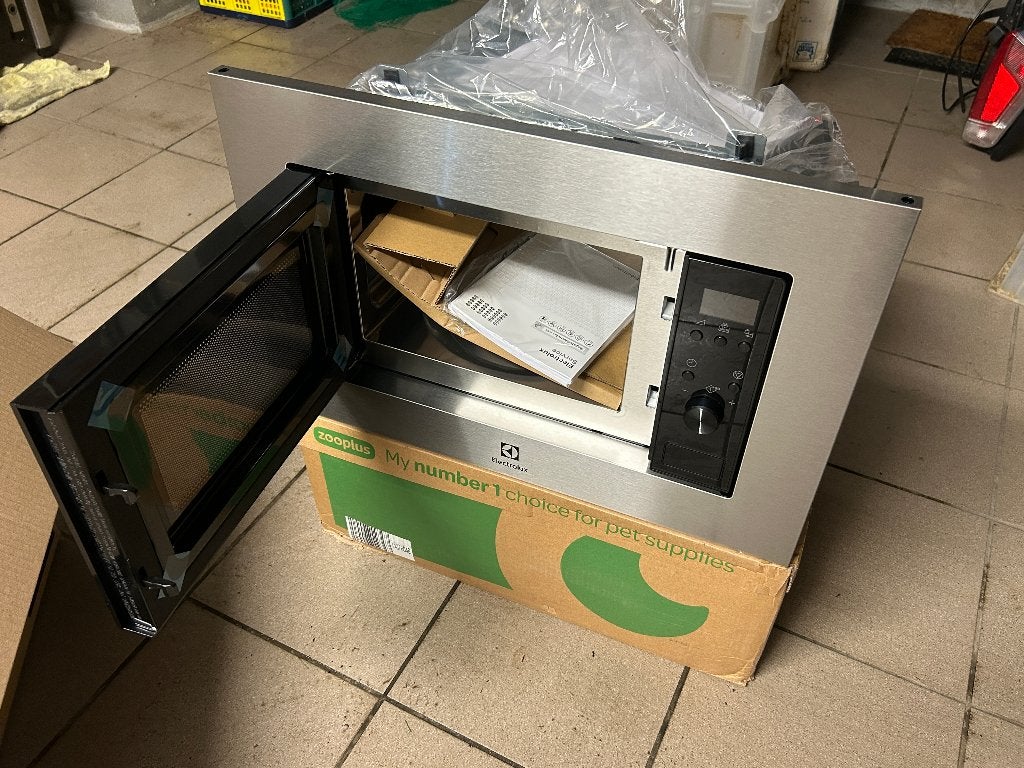 Four micro-ondes encastrable Electrolux KMSE203MMX - NEUF, Elektronische apparatuur, Microgolfovens, Ophalen, Microgolfoven, Nieuw