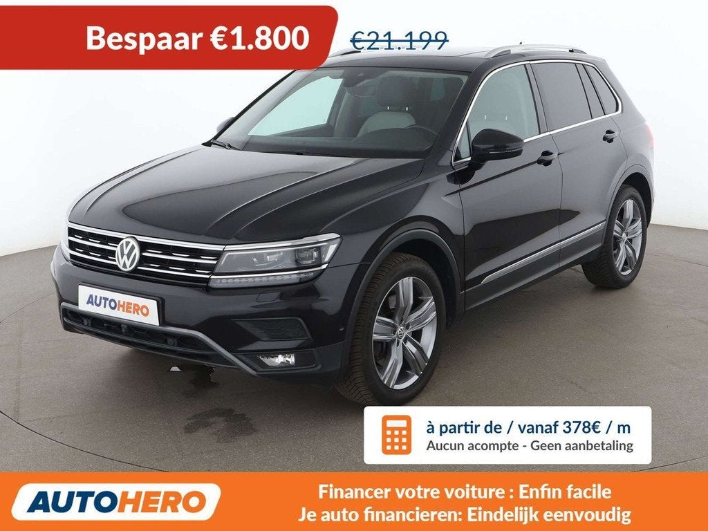 Volkswagen Tiguan 2.0 TSI Highline 4Motion BlueMotion Tech, Auto's, Volkswagen, Automaat, Beige, https://public.car-pass.be/vhr/76408f3f-2e80-4a19-91dd-9fb82e1f5bbd
