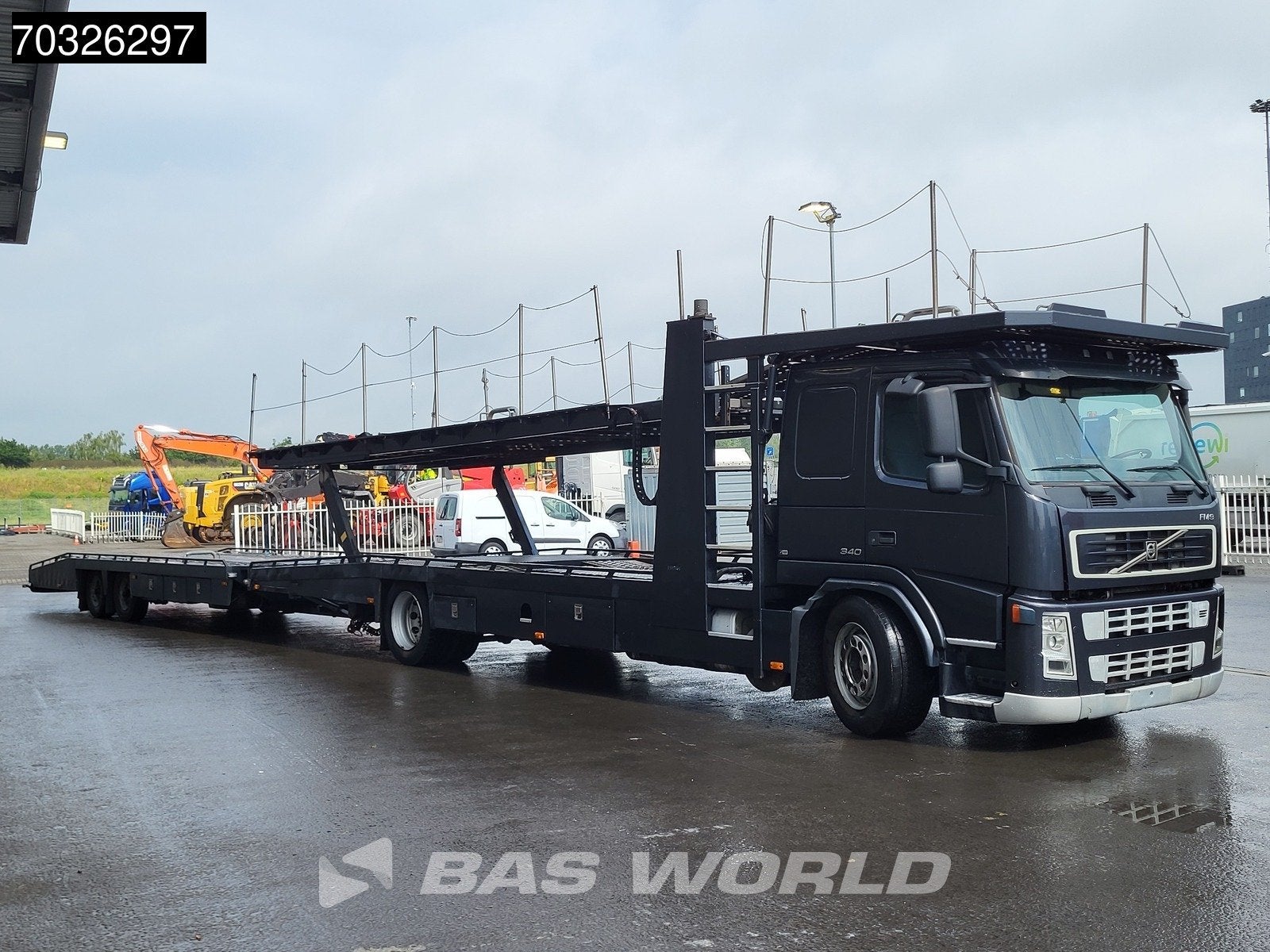 Volvo FM FM 340 4X2 Tijhof Car transporter Full Air suspensi, Auto's, Automaat, Stof, 340 pk, Bedrijf