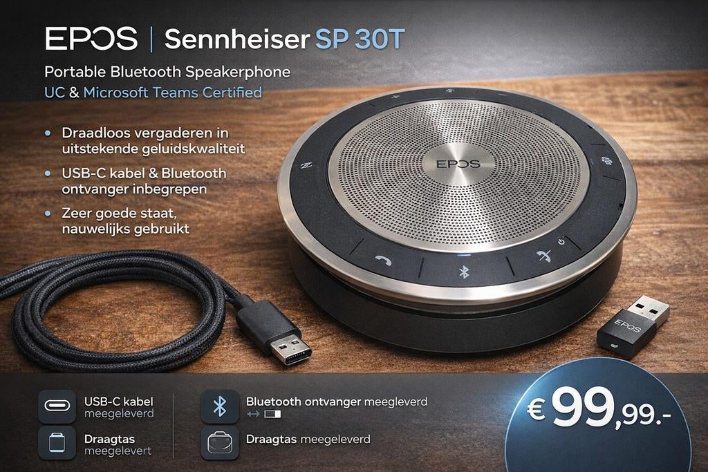 Haut-parleur EPOS Sennheiser SP30T comme neuf, TV, Hi-fi & Vidéo, TV, Hi-fi & Vidéo Autre, Comme neuf, Enlèvement ou Envoi