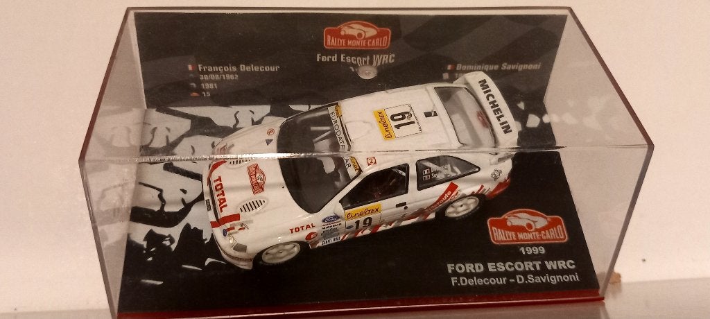 1/43 Ford Escort WRC Rallye Monte-Carlo 1999 IXO altaya, Enlèvement ou Envoi, Comme neuf, Voiture, Autres marques