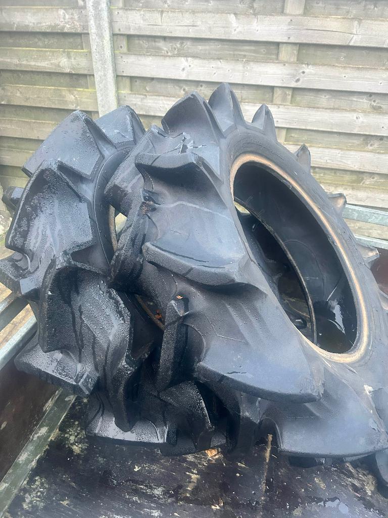 banden minitractor, Ophalen