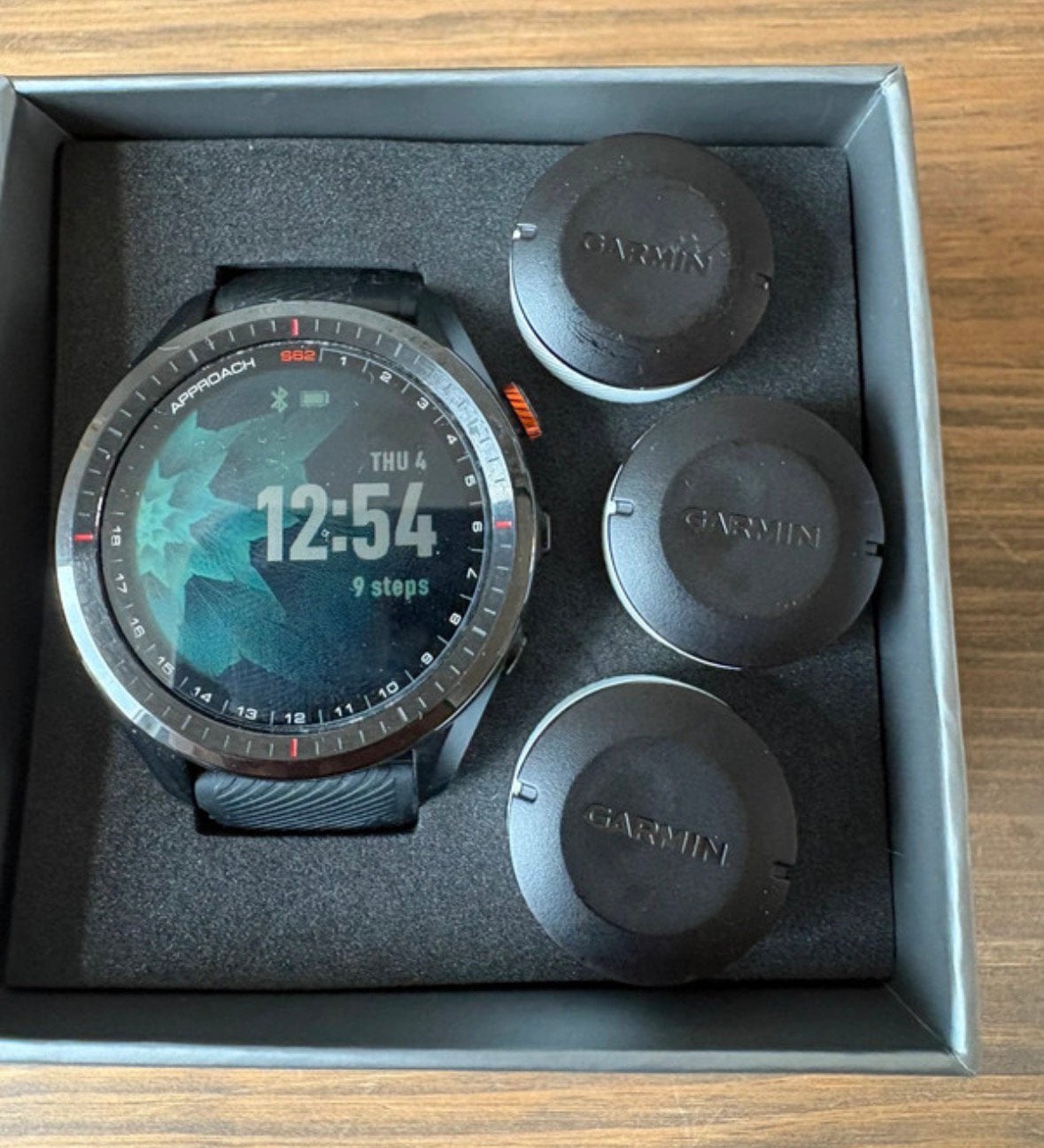 Garmin Approach S62 + 3 capteurs CT10 – Pack complet, Bijoux, Sacs & Beauté, Montres connectées, Utilisé, Android, Noir, Distance