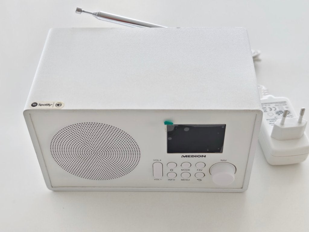 Medion Internet Radio (MD 87838 / WiFi & FM) - Wit, Audio, Tv en Foto, Radio's, Ophalen of Verzenden, Zo goed als nieuw, Radio