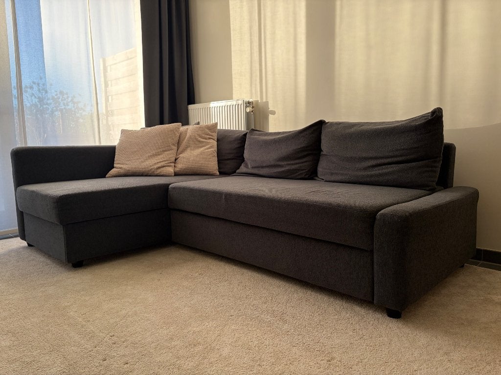 IKEA FRIHETEN hoekzetel, Enlèvement, Utilisé, Tissus, Scandinavisch, japandi