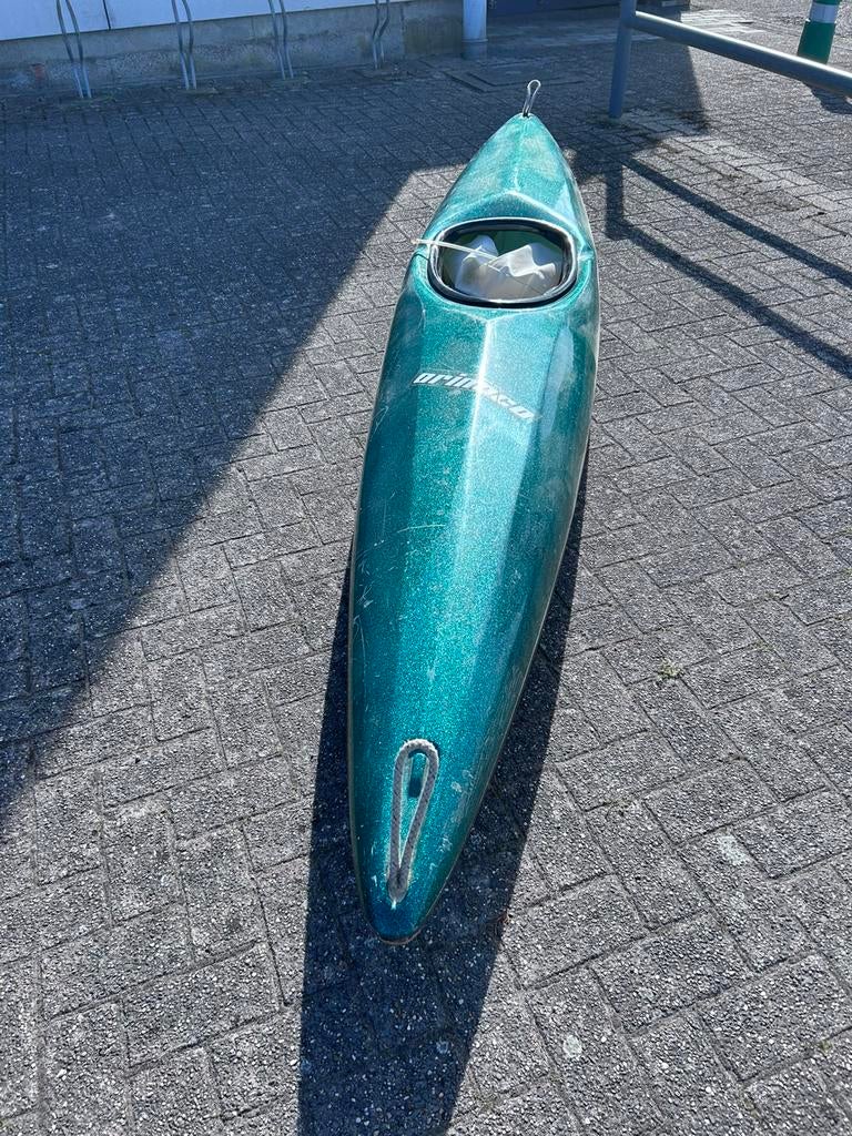 Mooie kajak model Orinoko, Watersport en Boten, Kano's, Ophalen, Gebruikt, Eén persoon, Met peddels