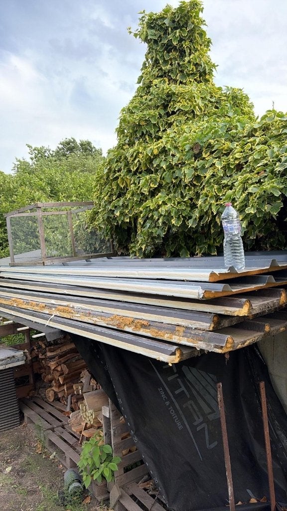 Dakpanelen/ sanwichpanelen, Doe-het-zelf en Bouw, Platen en Panelen, Ophalen, Gebruikt