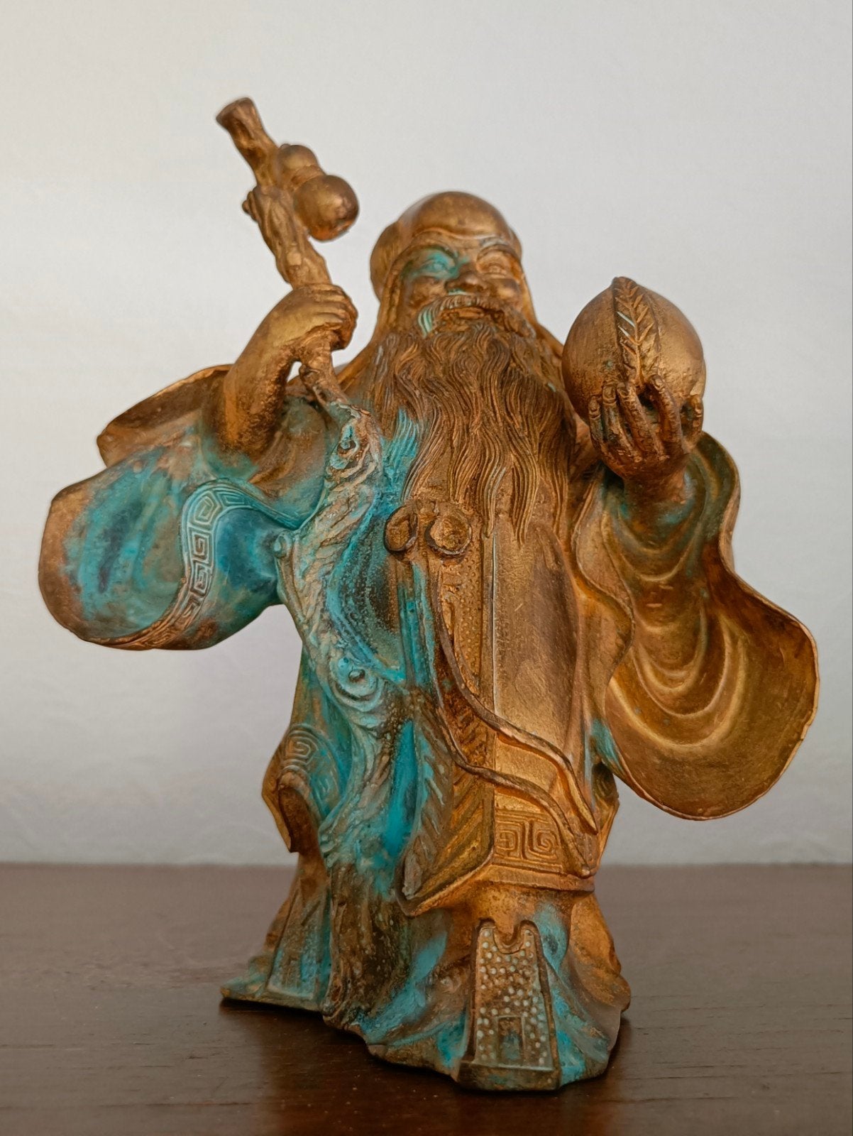 Oud Boeddha beeld., Ophalen of Verzenden