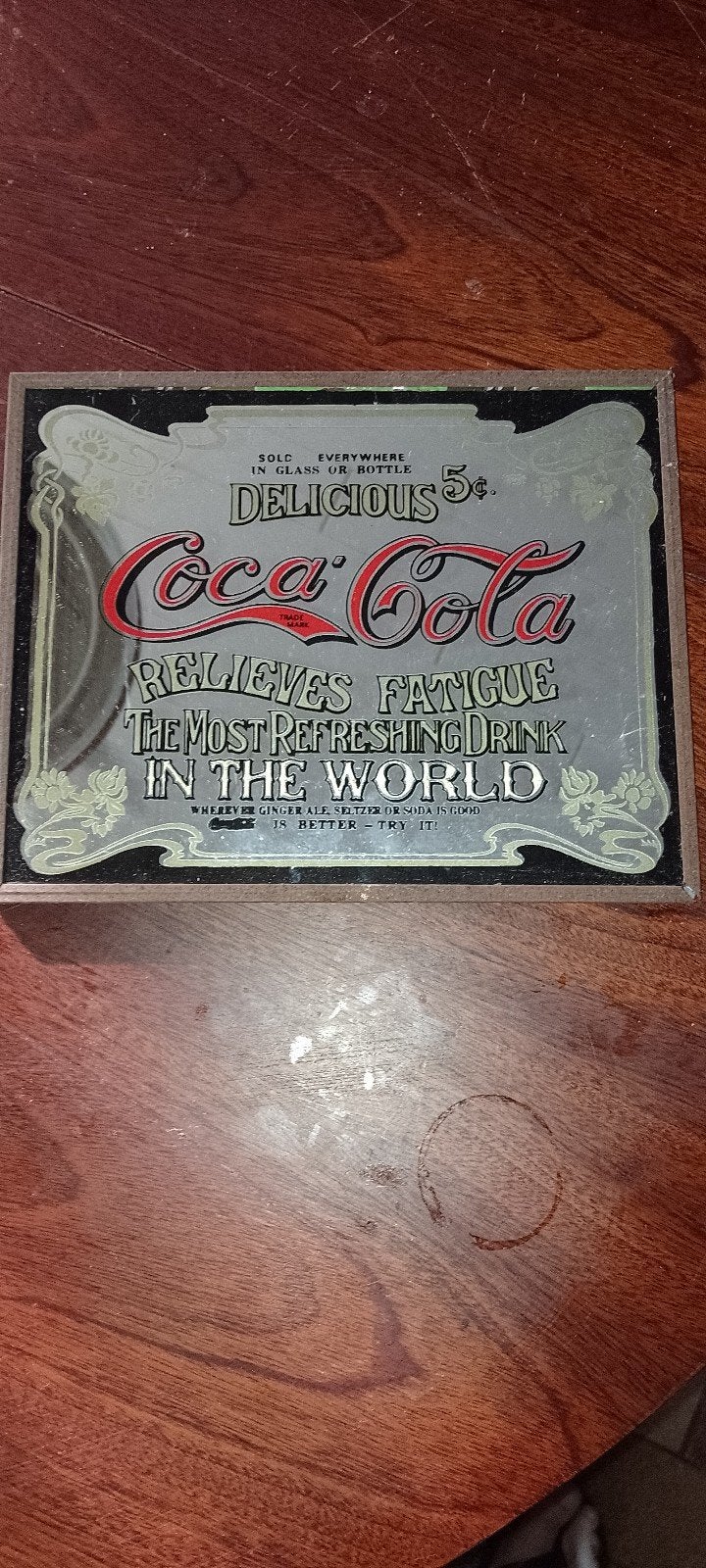 reclamespiegels coca cola, Martini, Gordon's, Chivas Regal, Verzamelen, Ophalen, Gebruikt, Reclamebord