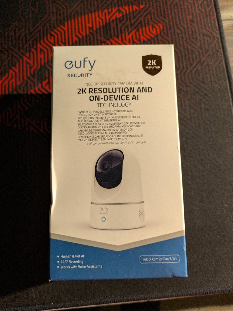 Eufy Indoor Cam Pan é Tilt (2K), Enlèvement, Comme neuf, Caméra d'intérieur