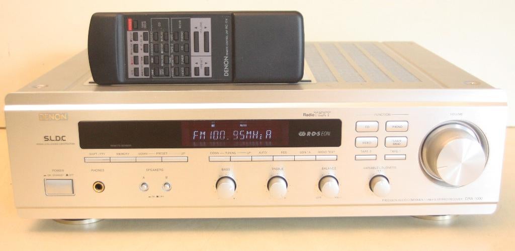 Denon DRA-1000 Versterker Receiver Met Afstandsbd / 360 Watt, Denon, Ophalen of Verzenden, Zo goed als nieuw, 120 watt of meer