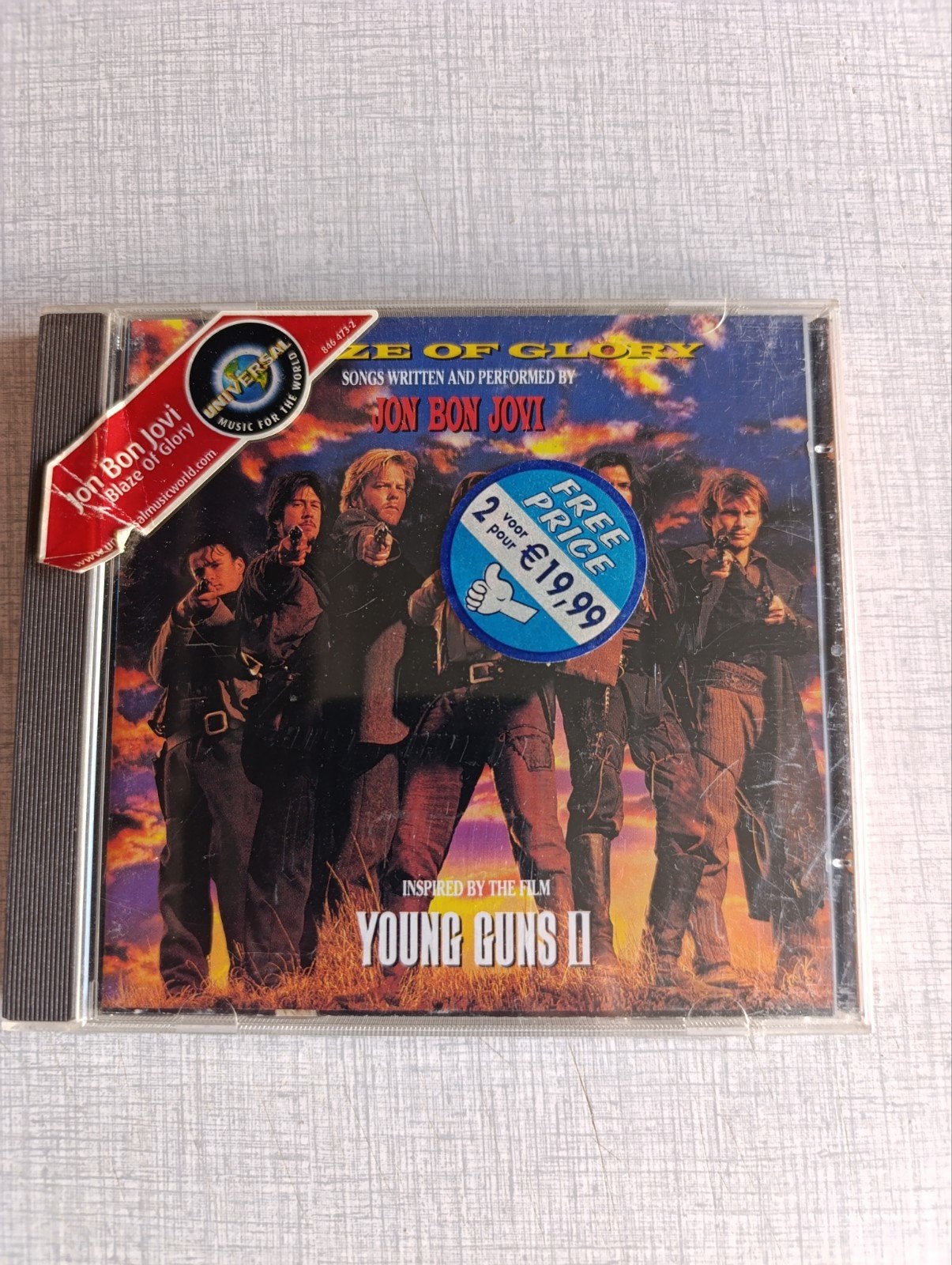 Bande son du CD Young Guns 2 Bon Jovi, Bande originale, Enlèvement ou Envoi, Bande originale