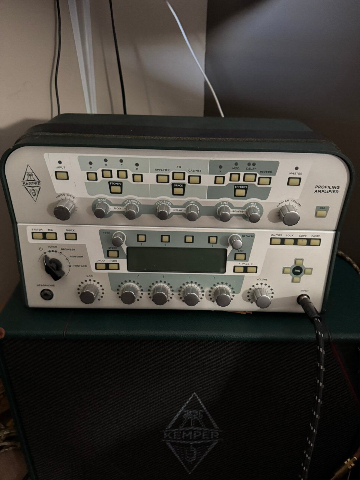 Kemper profiler mk1 met powerd cabinet, Ophalen, Zo goed als nieuw