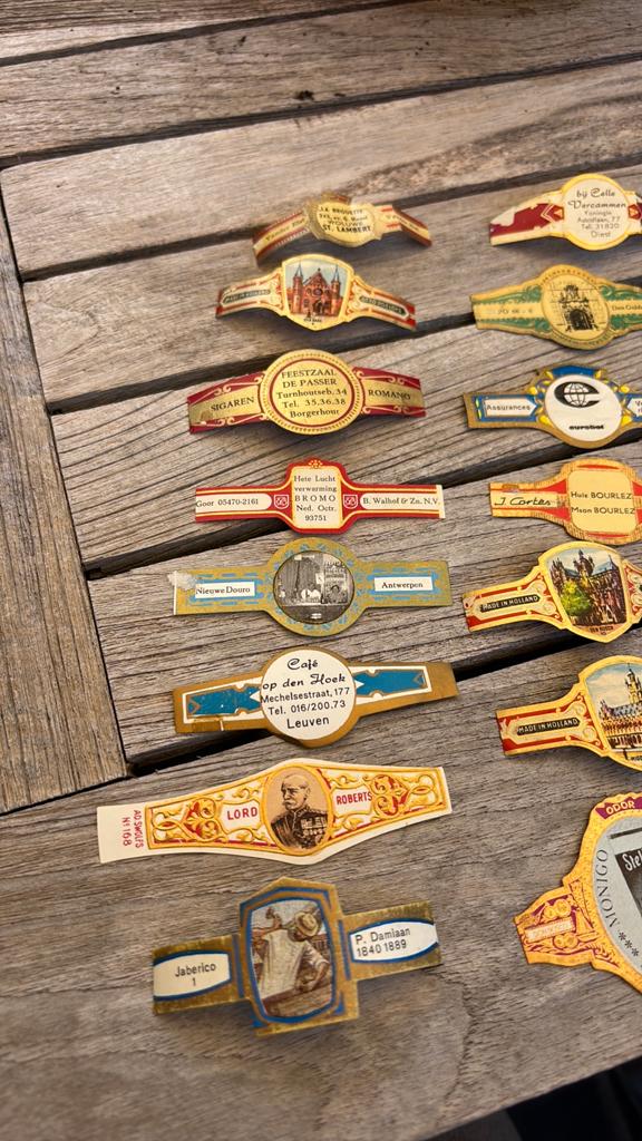 Bracelets de cigares, Collections, Enlèvement, Comme neuf, Bagues de cigare