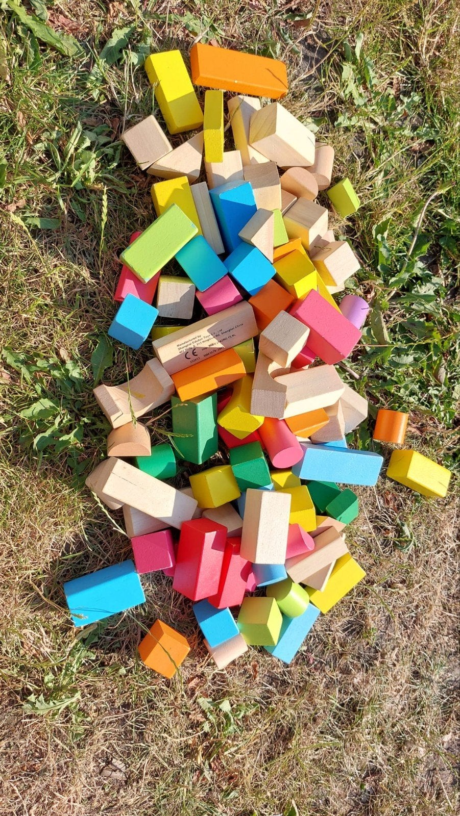 Houten speelblokken, Enfants & Bébés, Jouets | Blocs de construction, Enlèvement
