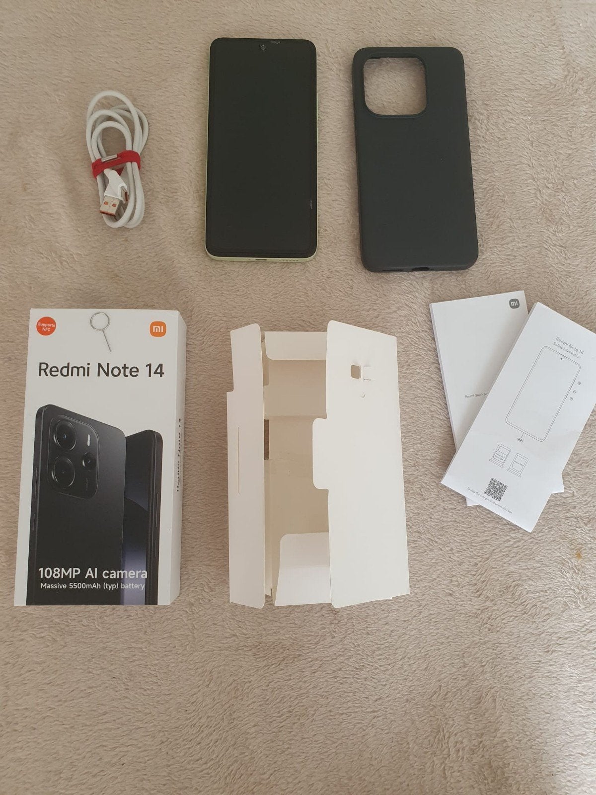 Redmi Note 14, Ophalen of Verzenden, Glas