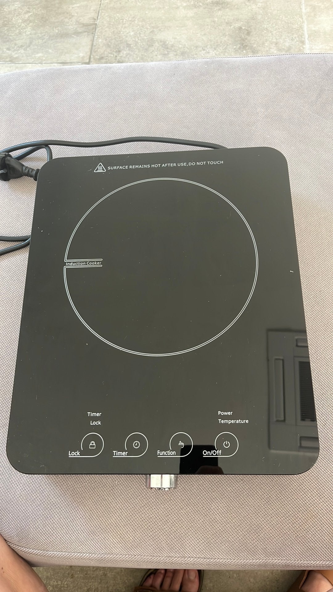 Kookplaat inductie cooker - Princess, Ophalen, Zo goed als nieuw, Vrijstaand, Inductie