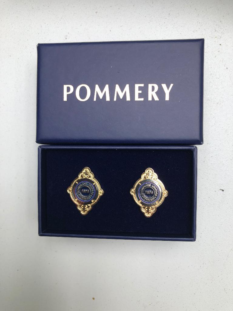 Manchetteknopen Pommery champagne, Ophalen, Nieuw