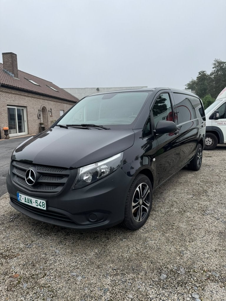 Mercedes vito lichte vracht - 3 pl., Auto's, 100 kW, Zwart, Bedrijf, 5 deurs