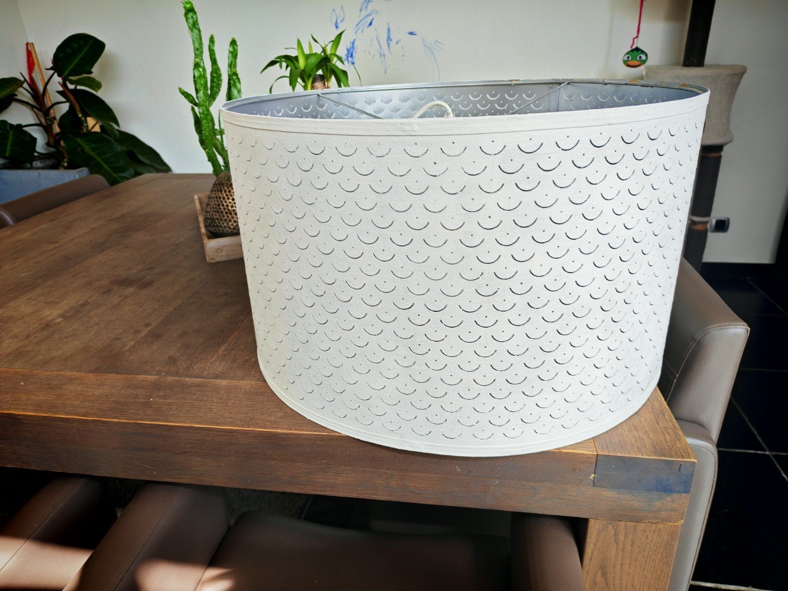 Luster 50cm diameter, Ophalen, Bruin