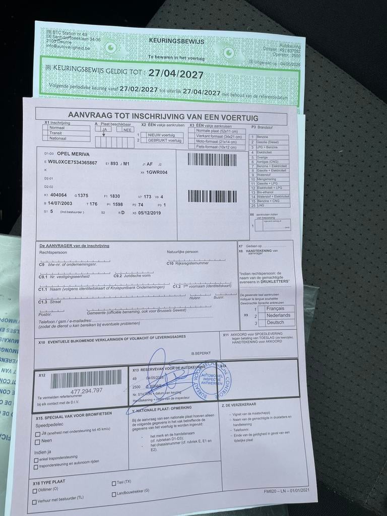 Opel Meriva 148dkm Automaat Gekeurd Voor verkoop, Achat, Automatique, Particulier, Meriva