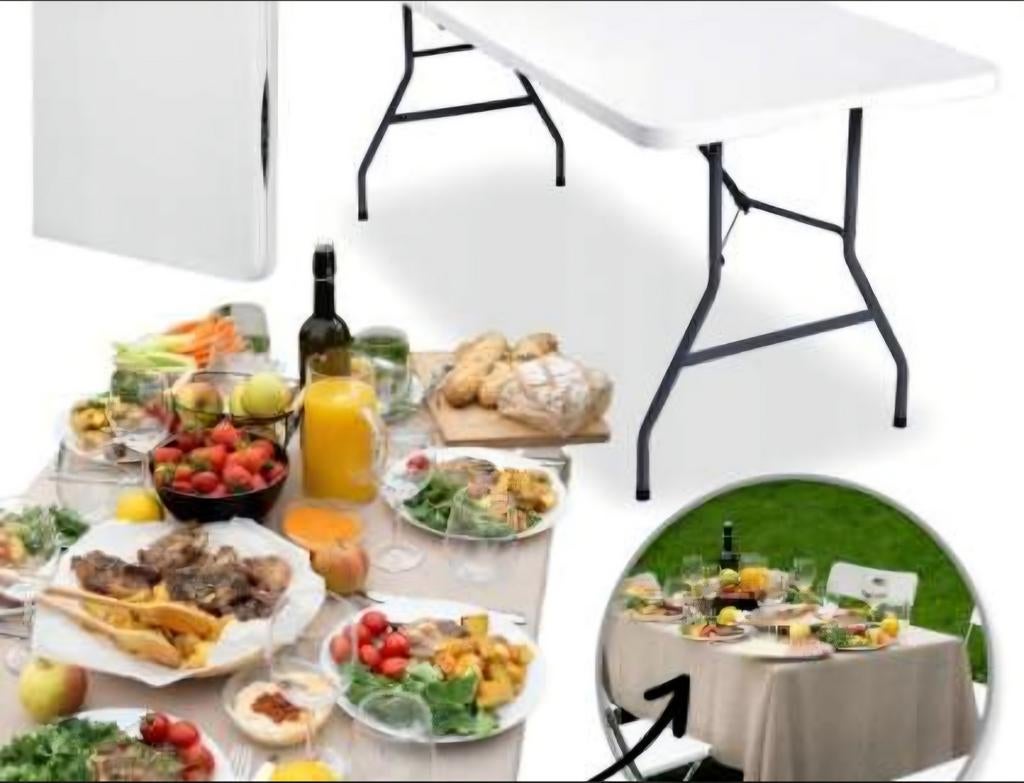 Opvouwbare cateringtafel, toeristentafel, voor de tuin 70 x