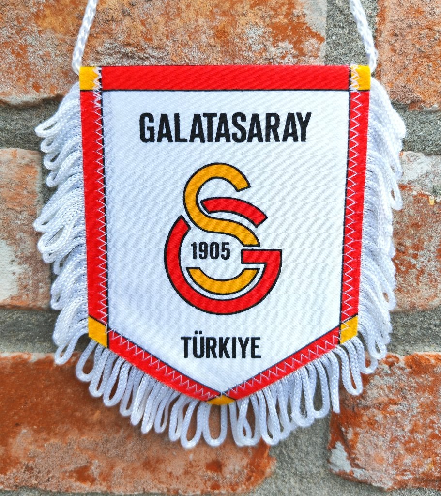 1990s Galatasaray turkije prachtig vaantje wimpel voetbal, Ophalen of Verzenden
