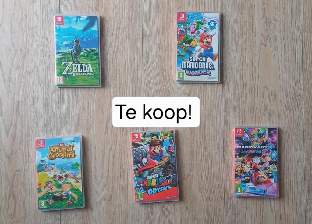 Nintendo Switch games te koop!, Games en Spelcomputers, Ophalen, Overige genres, Zo goed als nieuw, Eén computer