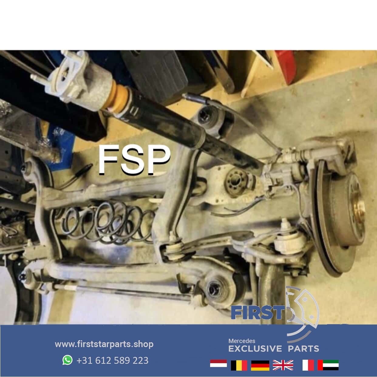 Complete achteras Mercedes W176 A W246 B W117 CLA W156 GLA K, Auto-onderdelen, Gebruikt, -, Ophalen of Verzenden, -