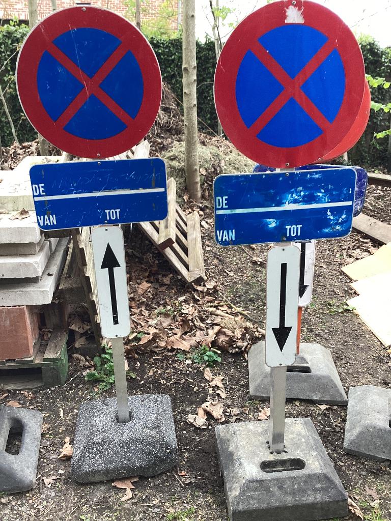 Verkeersborden, Doe-het-zelf en Bouw, Overige Doe-Het-Zelf en Bouw, Ophalen, Gebruikt