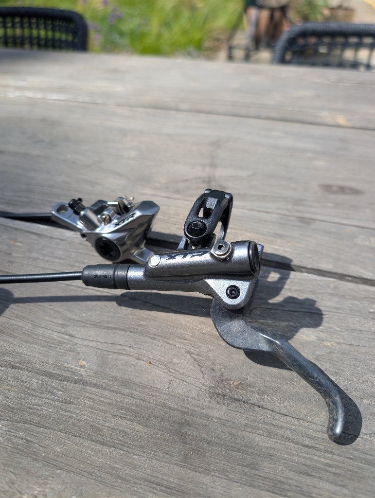 Remset Shimano XTR Bl-M9100 + Br-M9100 XC Race, Ophalen, Remmen, Titanium, Mountainbike