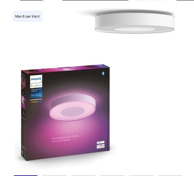 Philips Hue Infuse plafondlamp, Ophalen of Verzenden, Nieuw, Philips