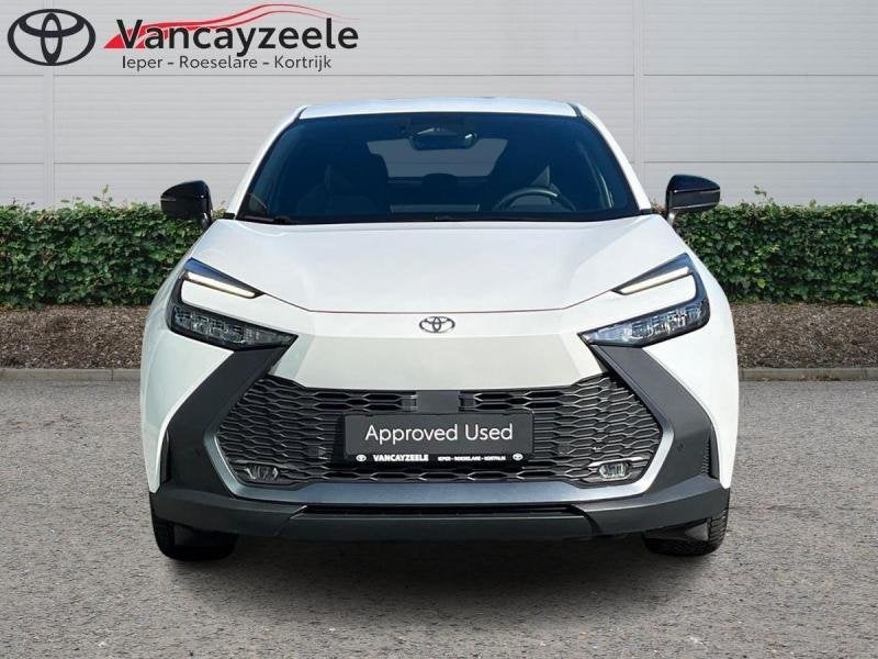 Toyota C-HR Dynamic Plus+cam+gps+sens V+A, Wit, 5 deurs, Hybride Elektrisch/Benzine, 140 pk