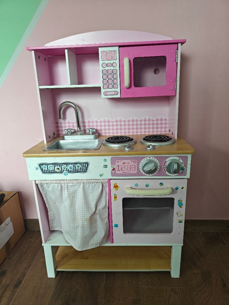 Speelkeuken, Ophalen, Gebruikt, Hout, Speelkeuken