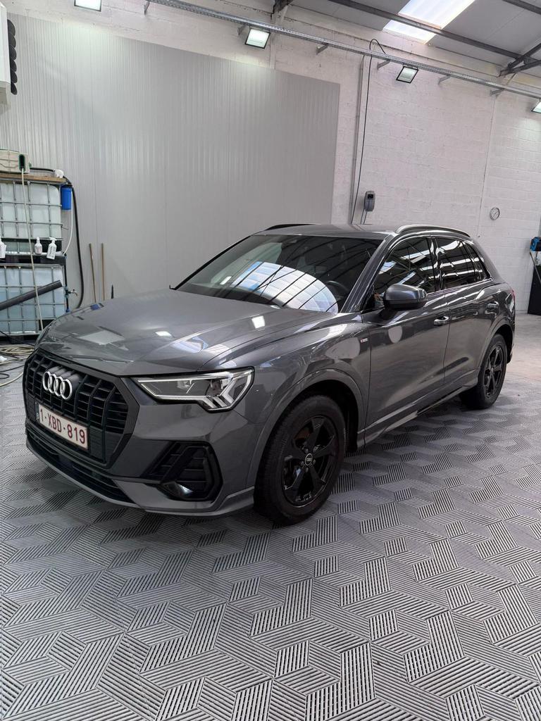 Audi Q3 S-line 35 TFSI 2020 Full Option Daytona Grey, Auto's, Audi, Android Auto, Particulier, Dealer onderhouden, Te koop