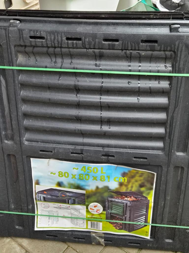 Compostcontainer/tuincomposter — 450 L — Nieuw, Tuin en Terras, Ophalen, Nieuw, Kunststof, Containerberging