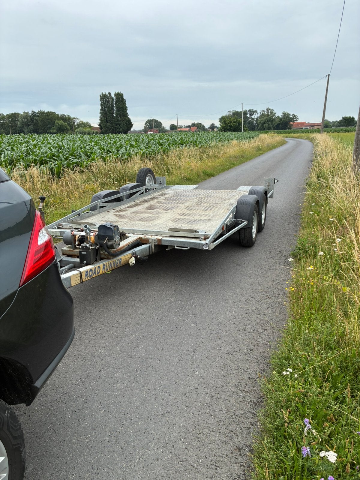 Tack autotransporter Te huur, Auto diversen, Aanhangers en Bagagewagens, Ophalen, Zo goed als nieuw