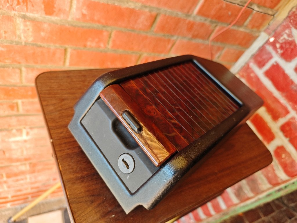 Mercedes W124 middenconsole rollobox hout 1246800852, Autos : Pièces & Accessoires, Enlèvement ou Envoi, Utilisé