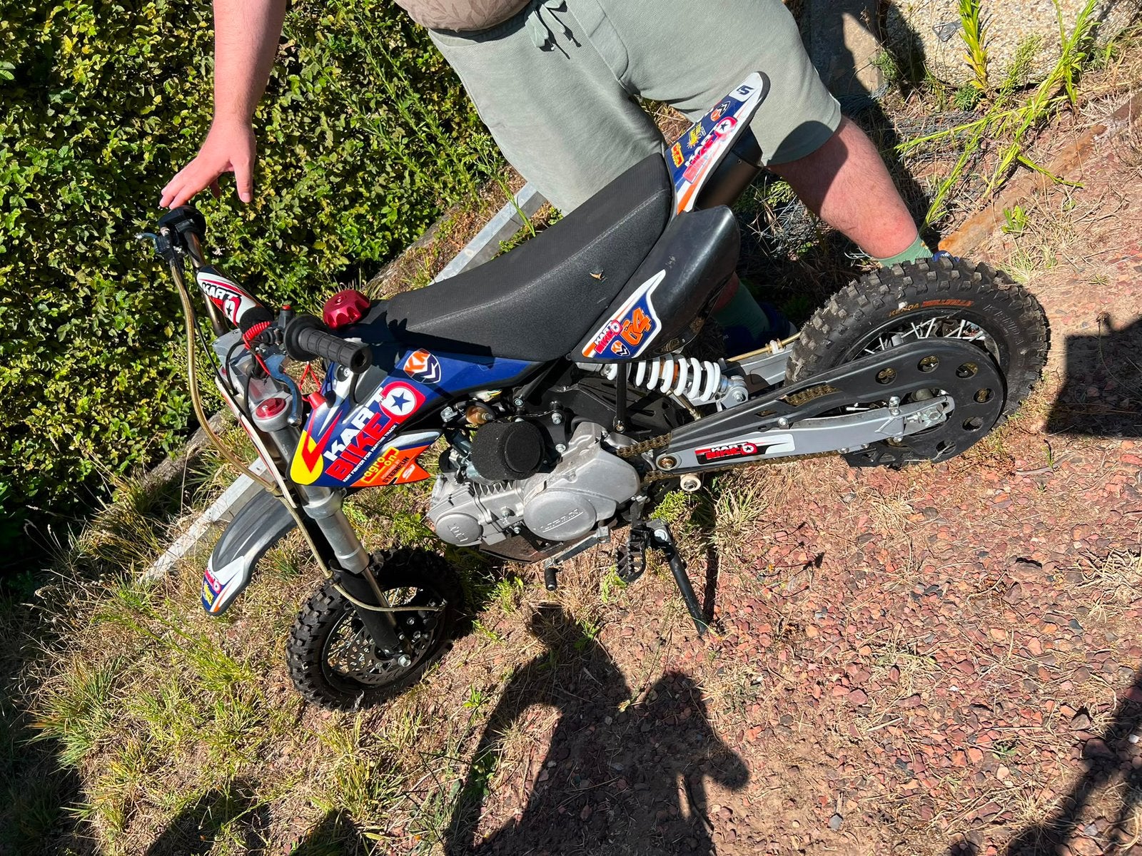 Crossmotor kind, Ophalen, Gebruikt