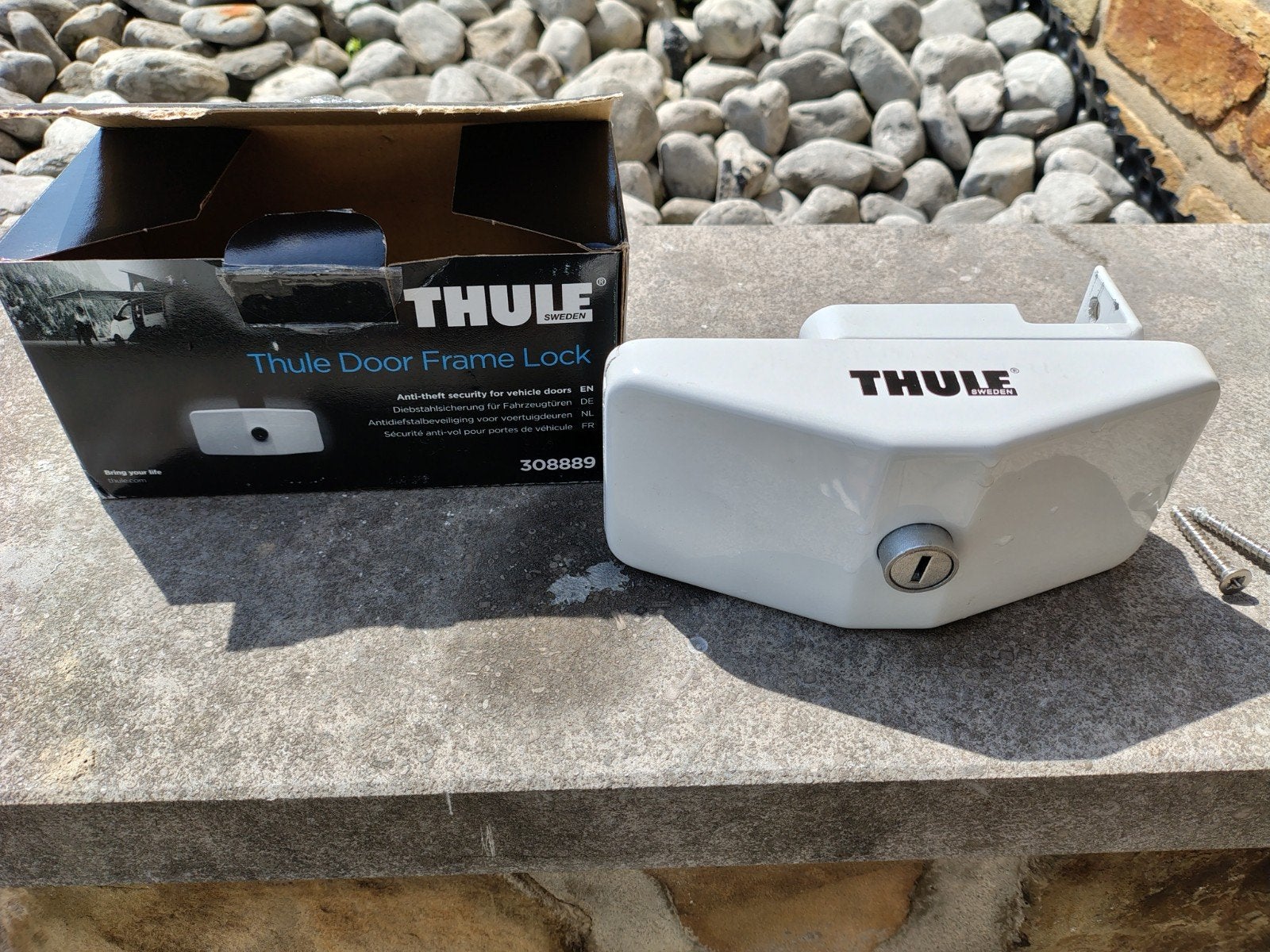 Antivol porte camping car caravane THULE, Caravanes & Camping, Enlèvement