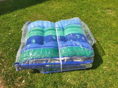 Nieuw in verpakking: Luxe Tuinstoel/Ligbed met dik kussen, Ophalen, Inklapbaar